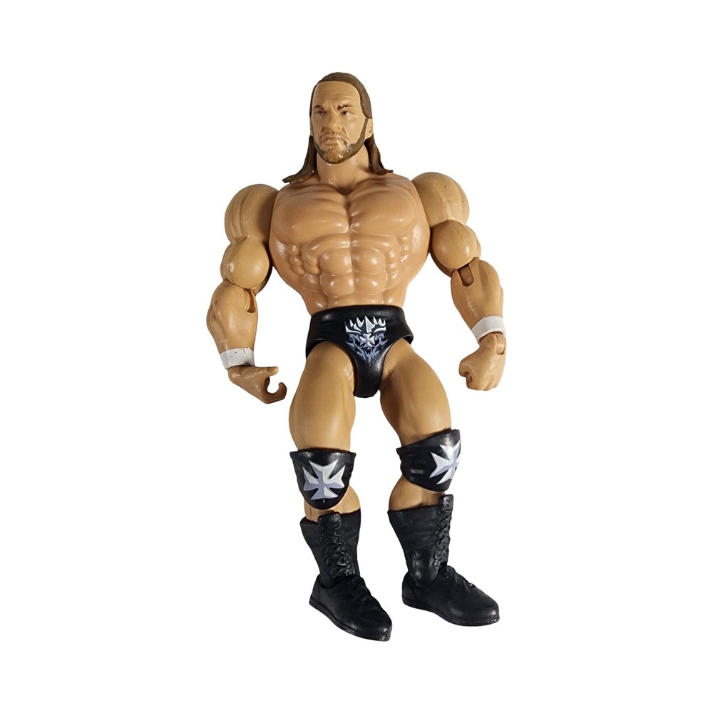 Mattel WWE Triple H Action Figure 2019 Black Trunks Silver Cross 7 Inch HHH